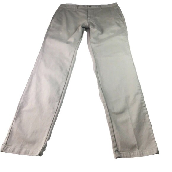 Perk Straight Slim Fit Stretch Chino Pants Men’s 32 X 34 Beige Tab Khaki - Picture 2 of 15